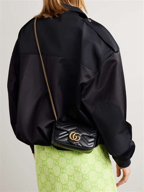 gucci marmont super mini taupe|Gucci Marmont mini quilted bag.